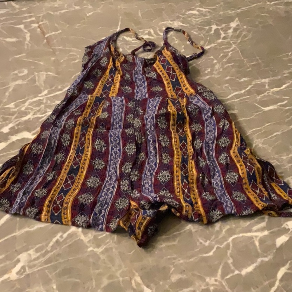 Printed romper
